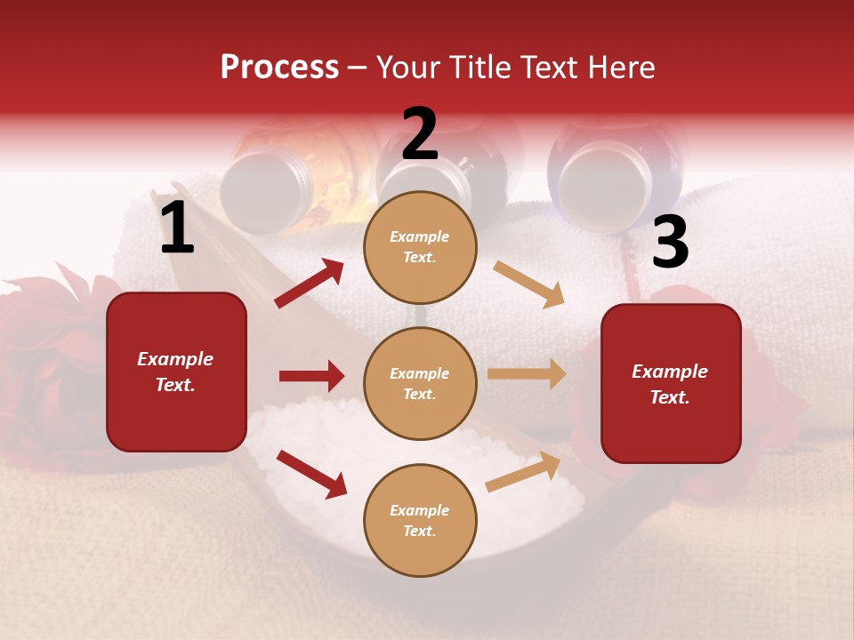Badetuch Therapie Lavendel PowerPoint Template