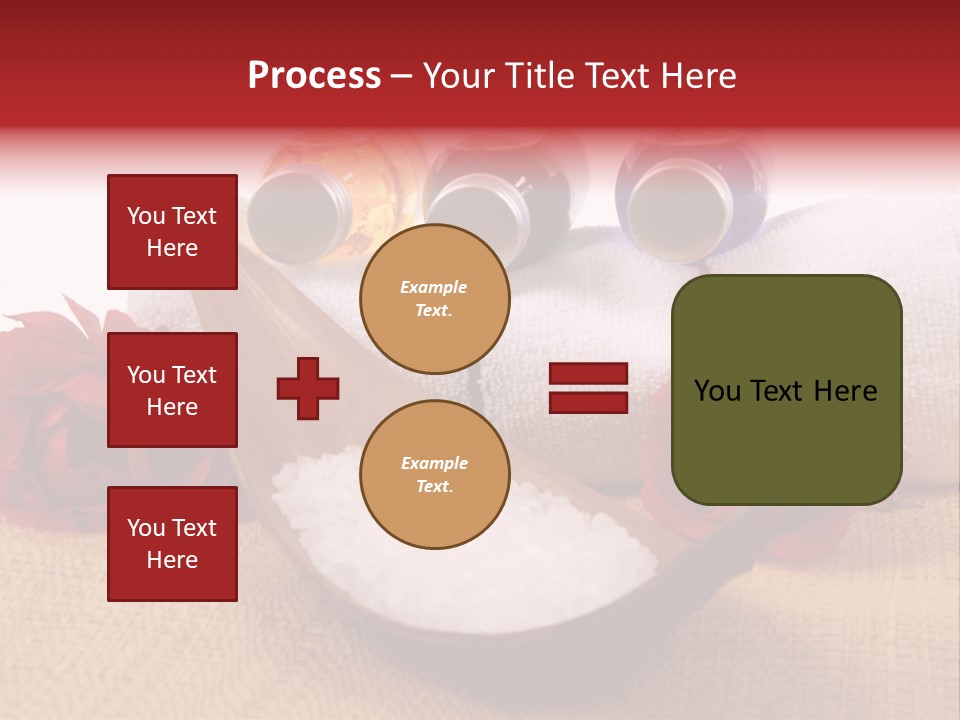 Badetuch Therapie Lavendel PowerPoint Template