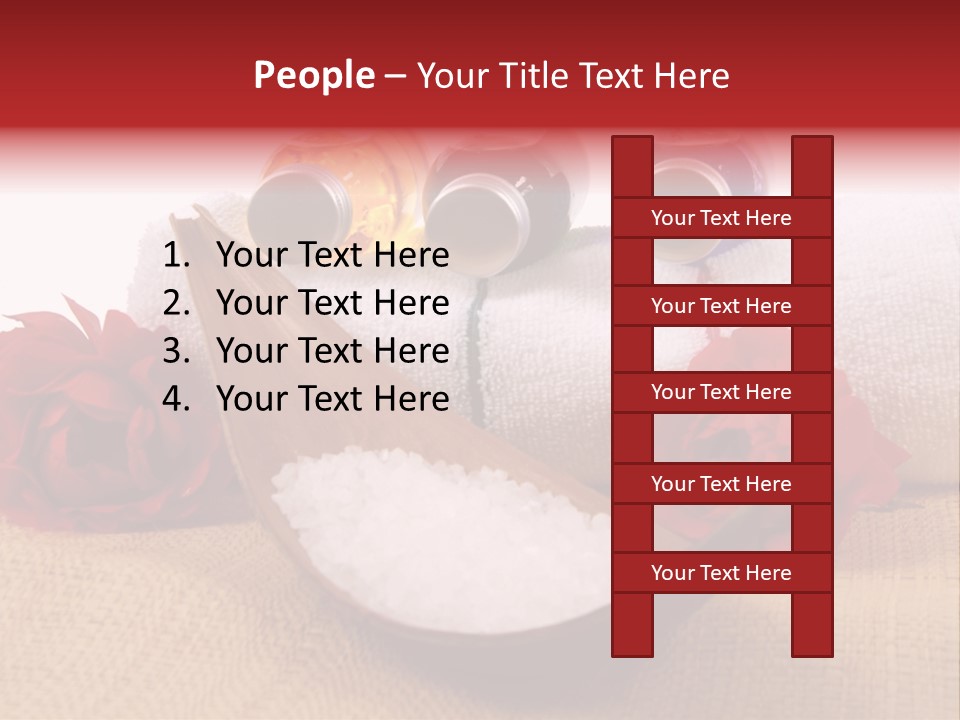 Badetuch Therapie Lavendel PowerPoint Template