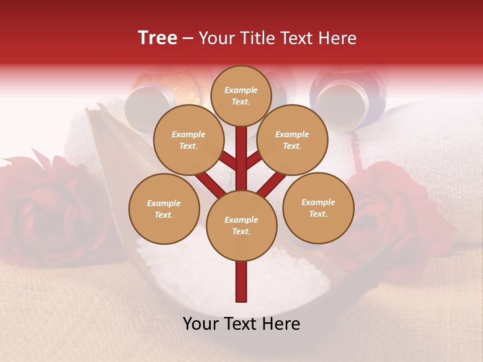 Badetuch Therapie Lavendel PowerPoint Template