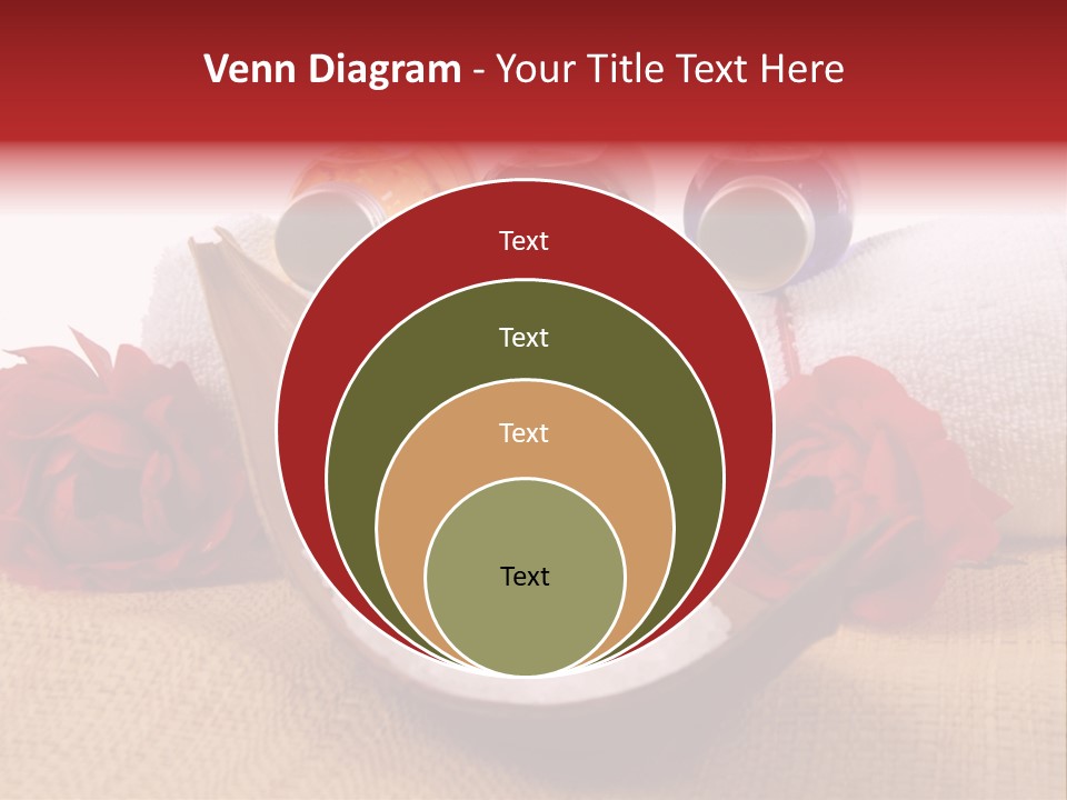 Badetuch Therapie Lavendel PowerPoint Template