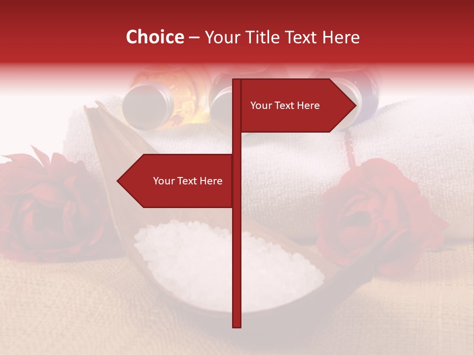 Badetuch Therapie Lavendel PowerPoint Template