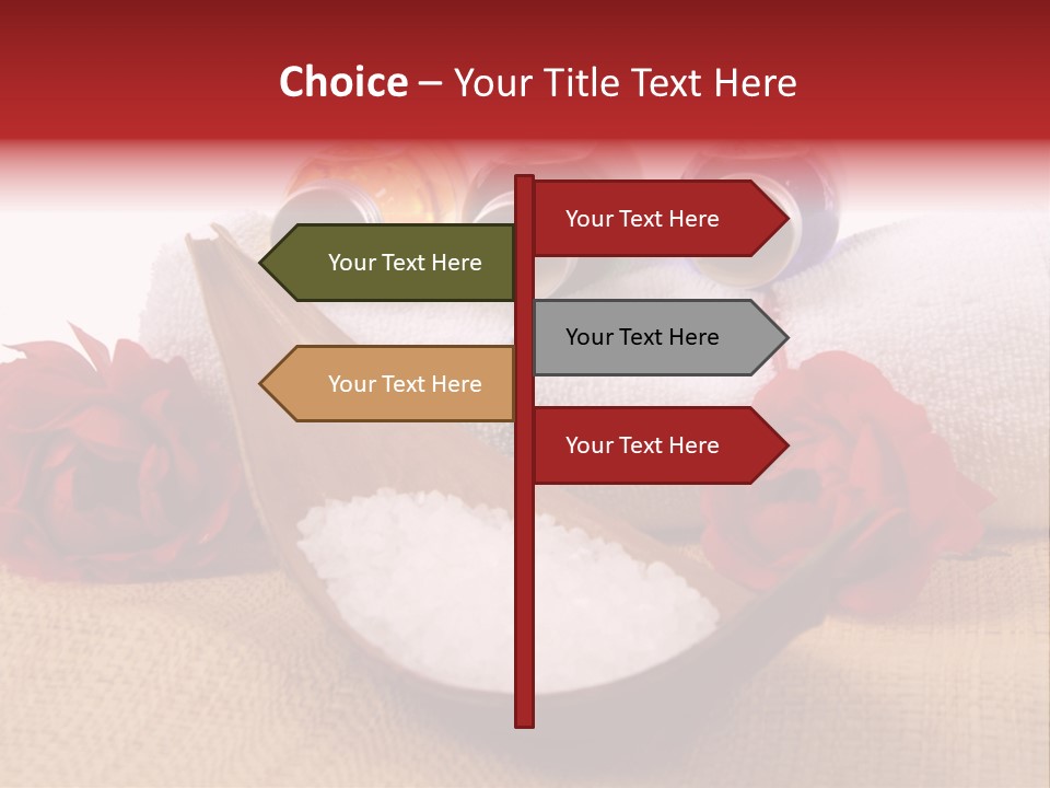 Badetuch Therapie Lavendel PowerPoint Template