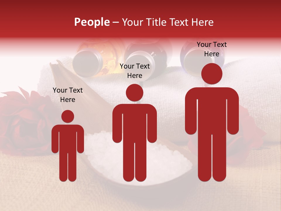 Badetuch Therapie Lavendel PowerPoint Template