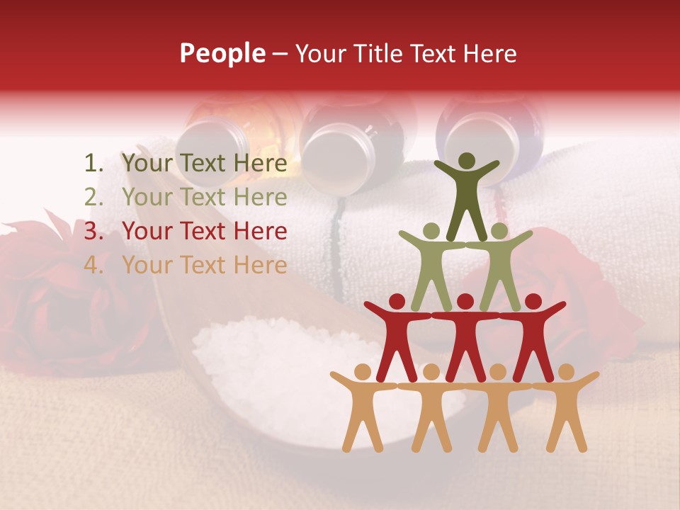 Badetuch Therapie Lavendel PowerPoint Template