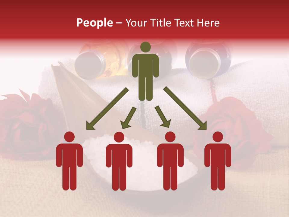 Badetuch Therapie Lavendel PowerPoint Template