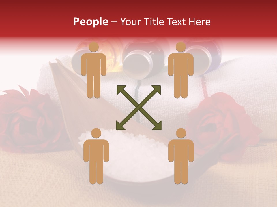 Badetuch Therapie Lavendel PowerPoint Template