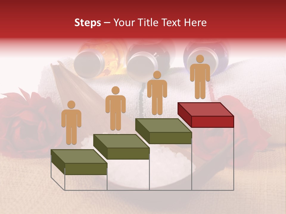 Badetuch Therapie Lavendel PowerPoint Template