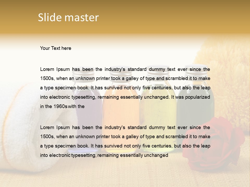 Schwam Vital Resort PowerPoint Template