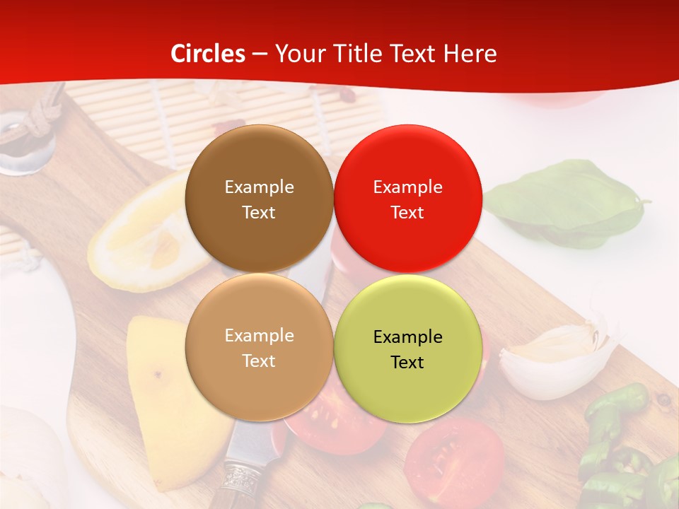 Knife Wooden Domestic PowerPoint Template