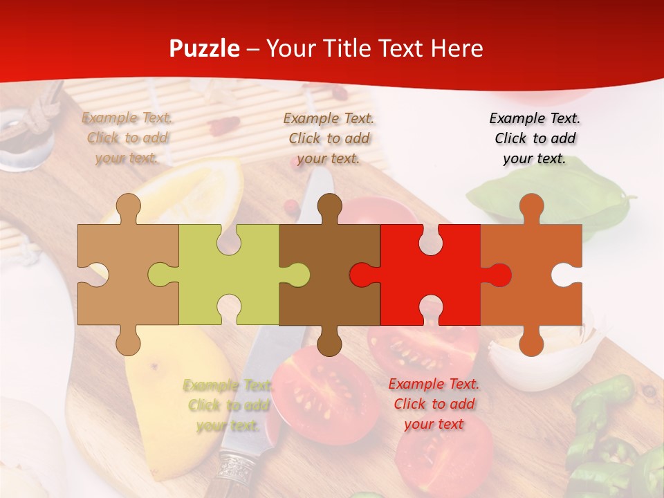 Knife Wooden Domestic PowerPoint Template