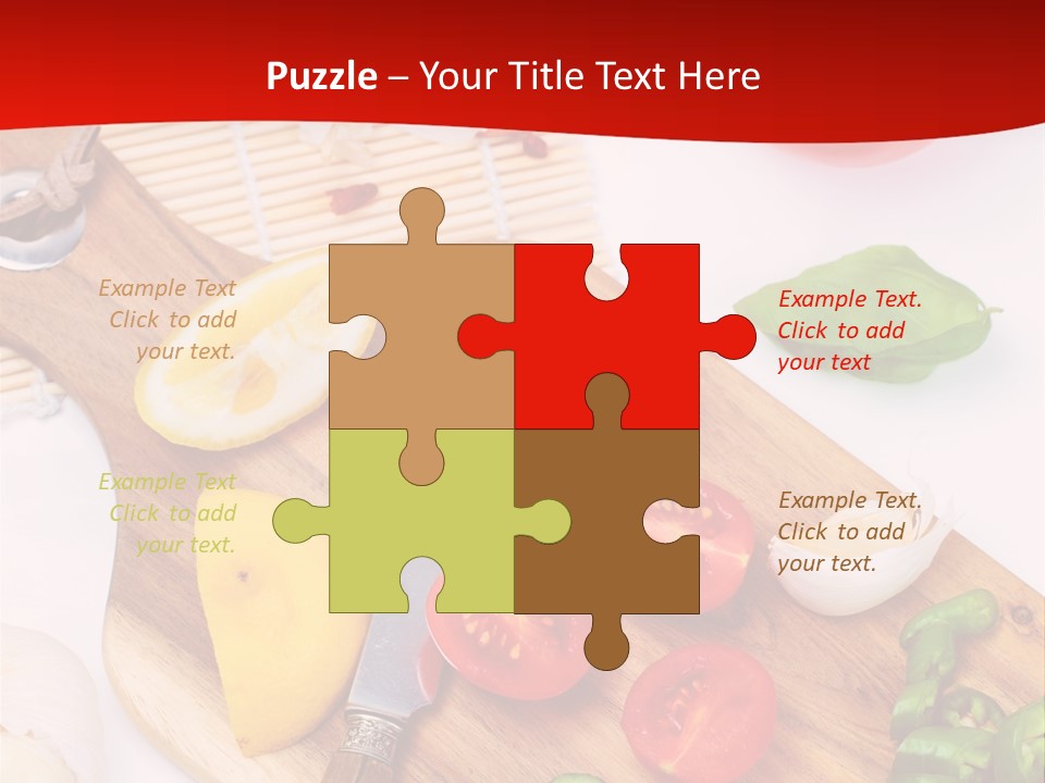 Knife Wooden Domestic PowerPoint Template