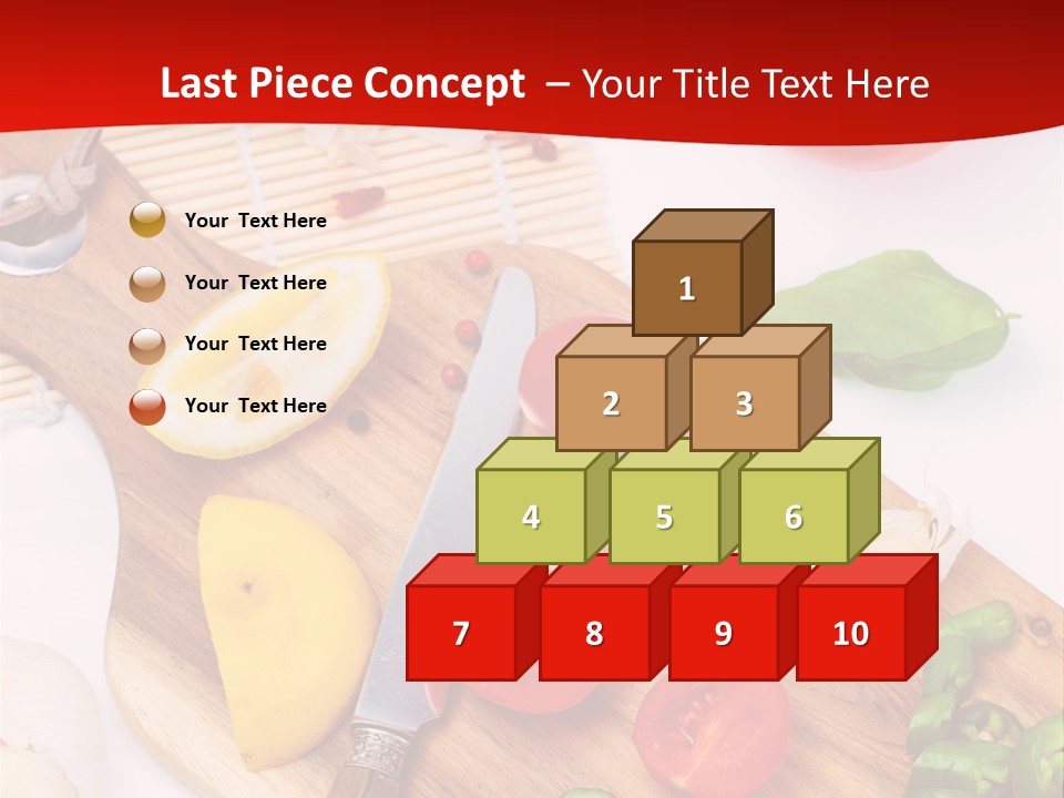 Knife Wooden Domestic PowerPoint Template