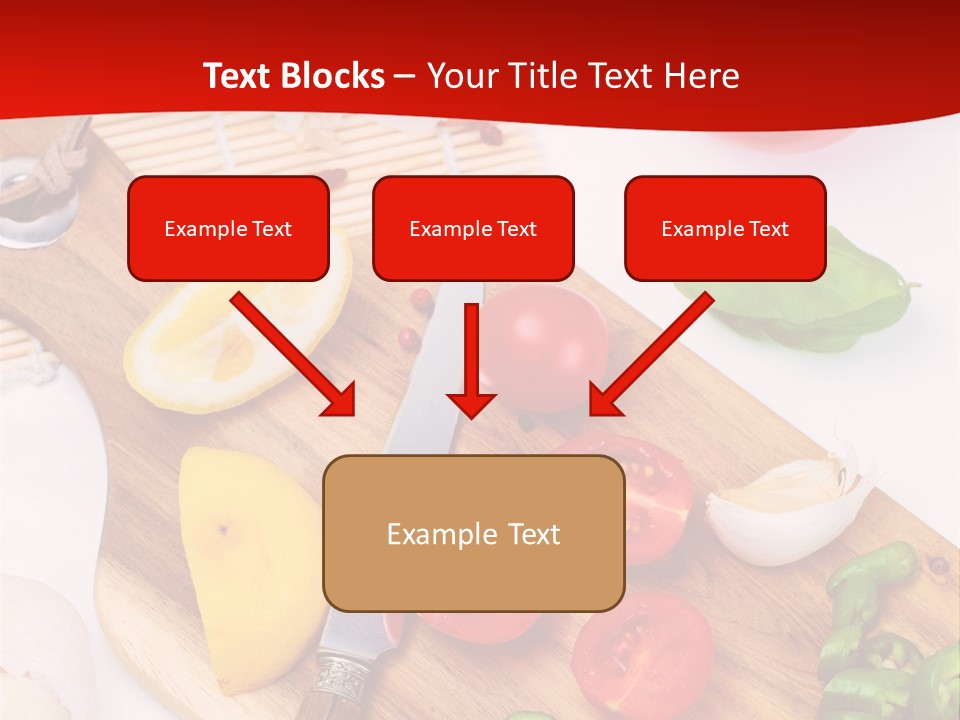 Knife Wooden Domestic PowerPoint Template