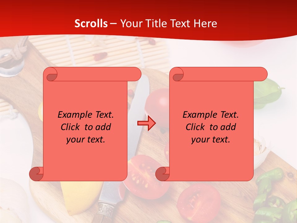 Knife Wooden Domestic PowerPoint Template