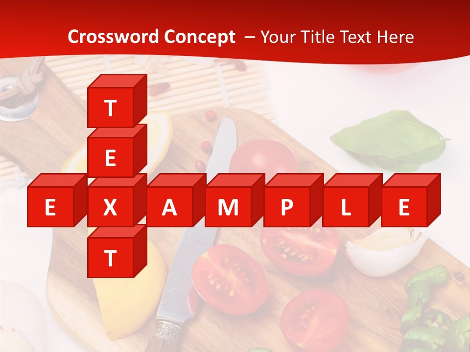 Knife Wooden Domestic PowerPoint Template