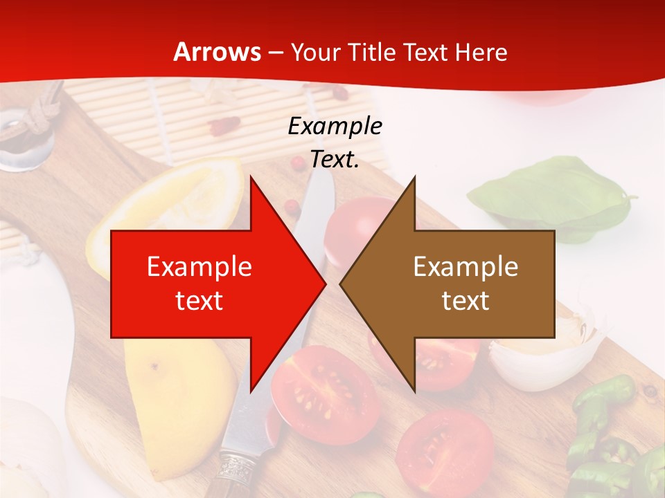 Knife Wooden Domestic PowerPoint Template