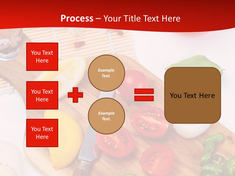Knife Wooden Domestic PowerPoint Template