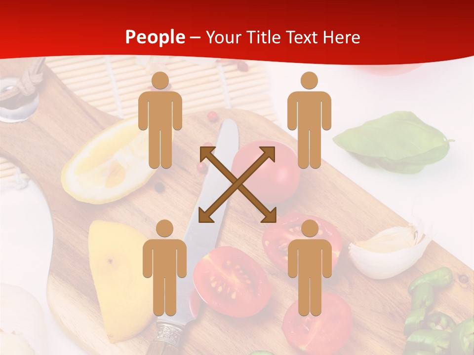 Knife Wooden Domestic PowerPoint Template