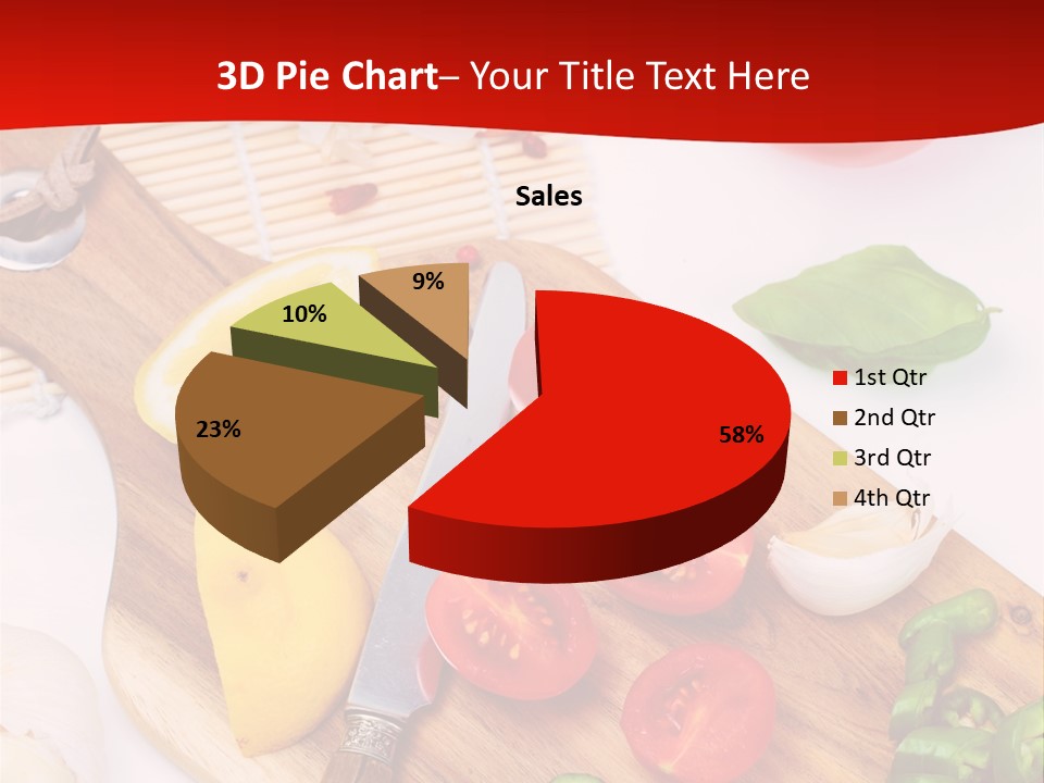 Knife Wooden Domestic PowerPoint Template