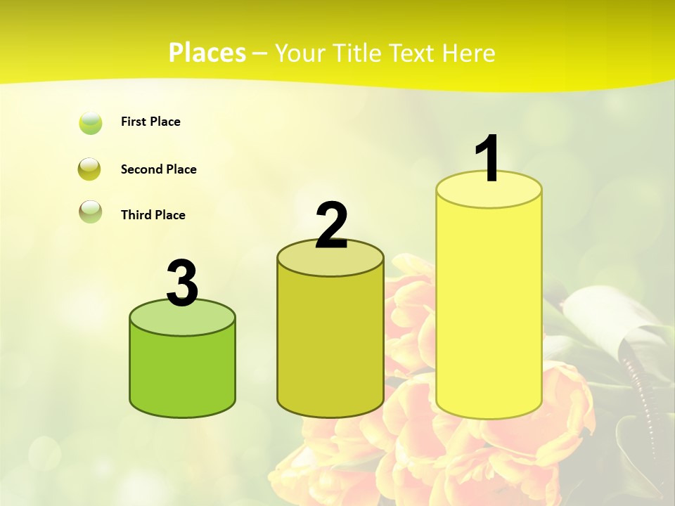 Feiertage Liebe Strau PowerPoint Template