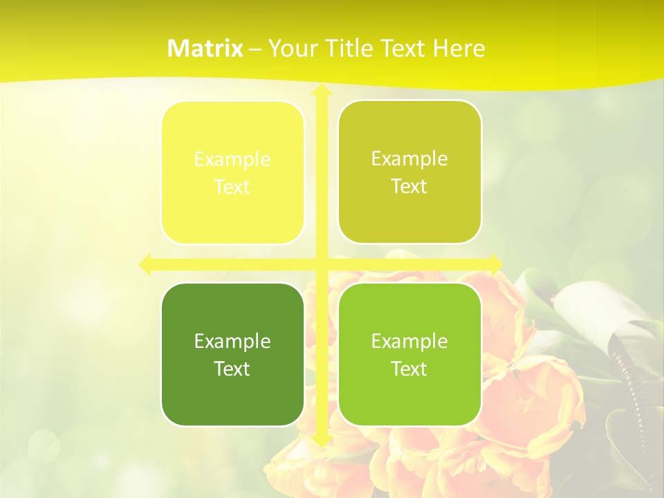 Feiertage Liebe Strau PowerPoint Template