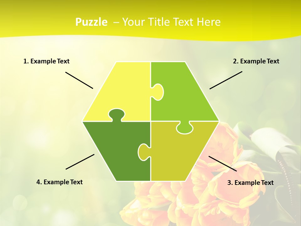 Feiertage Liebe Strau PowerPoint Template