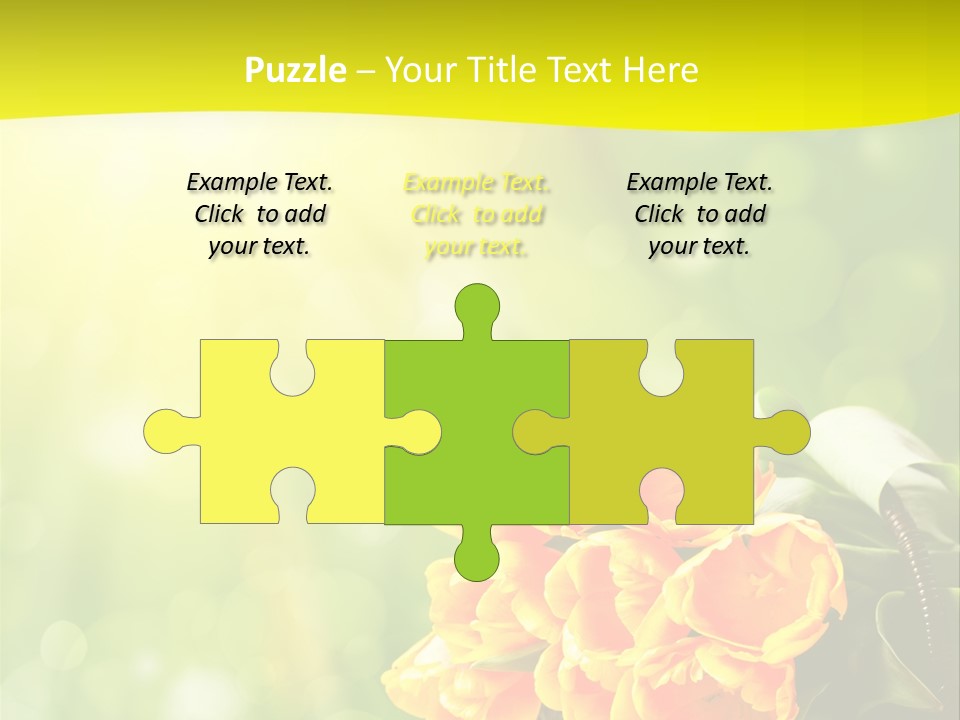 Feiertage Liebe Strau PowerPoint Template