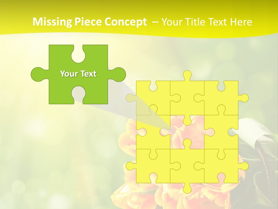 Feiertage Liebe Strau PowerPoint Template