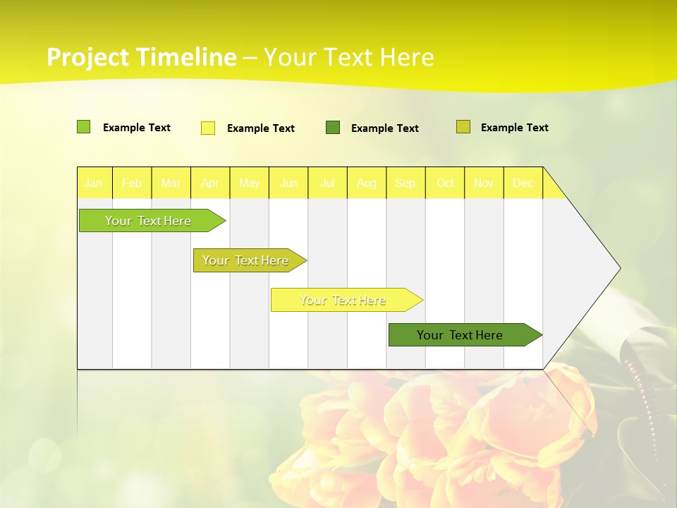 Feiertage Liebe Strau PowerPoint Template