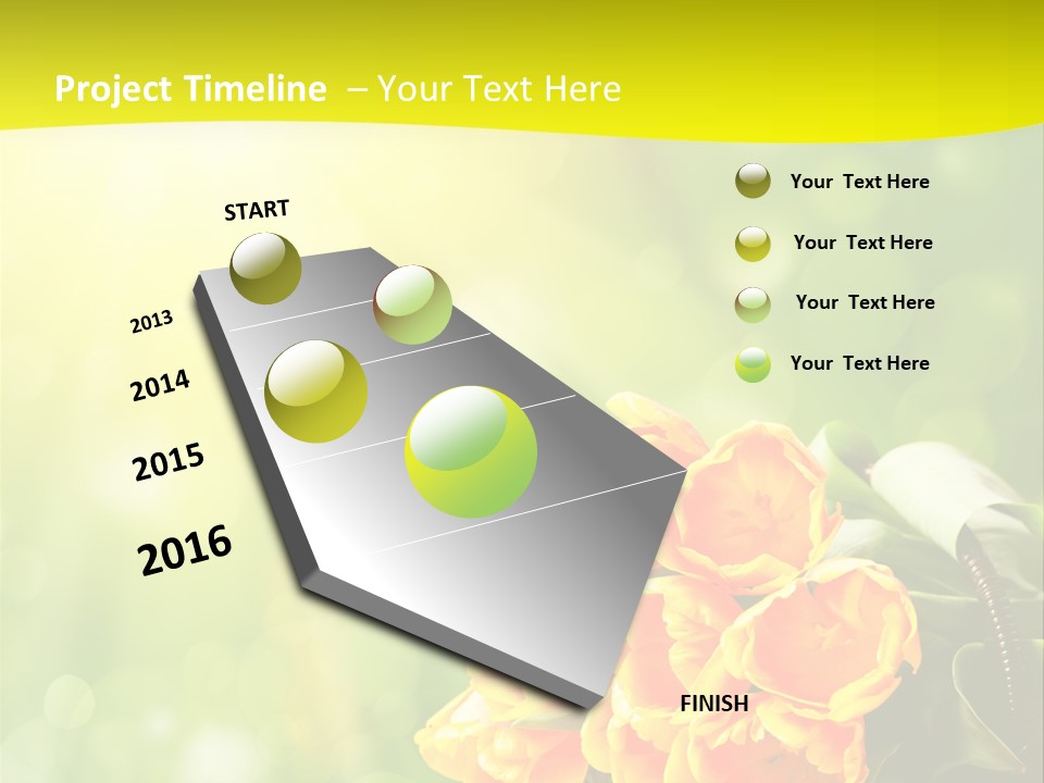 Feiertage Liebe Strau PowerPoint Template