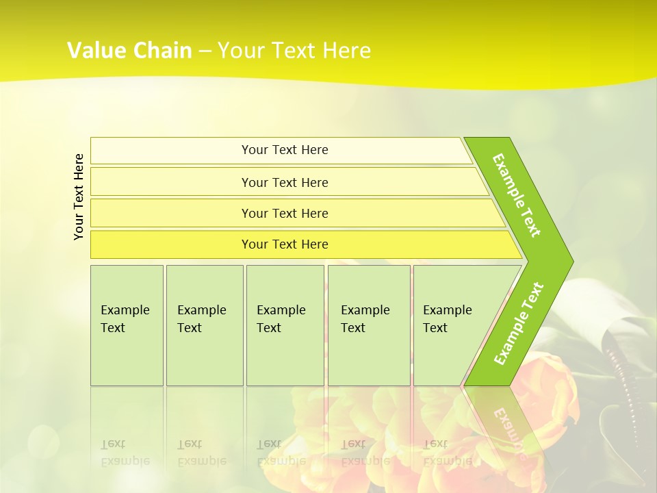 Feiertage Liebe Strau PowerPoint Template