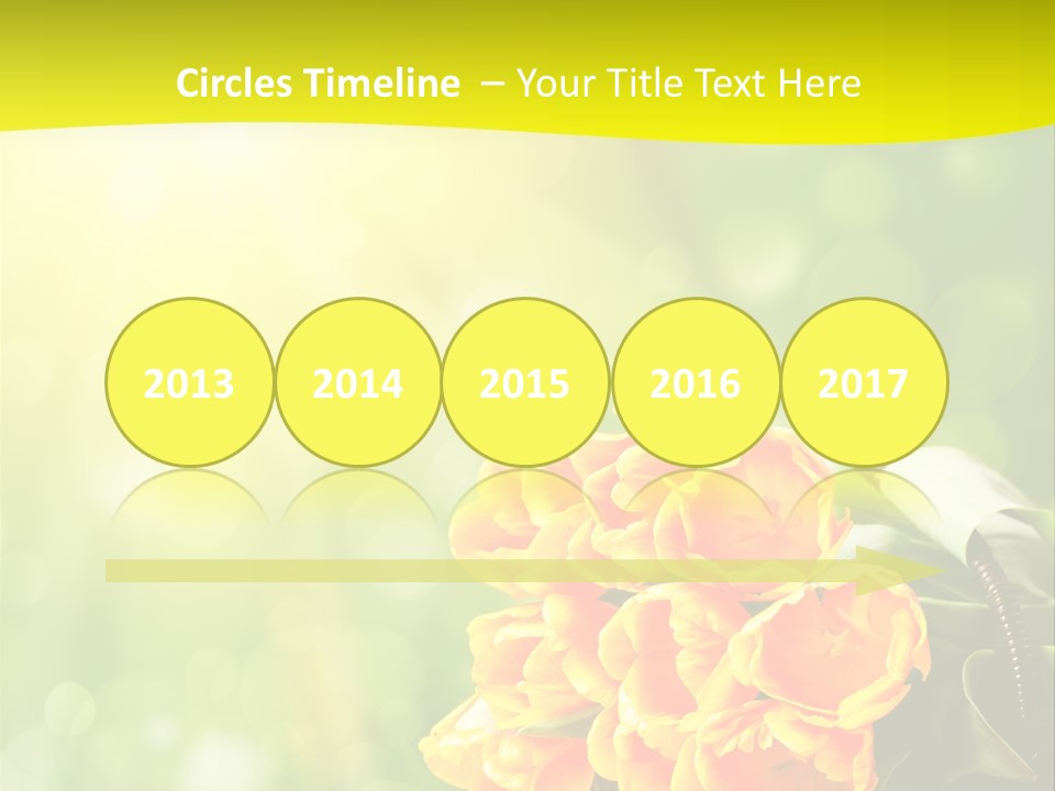 Feiertage Liebe Strau PowerPoint Template