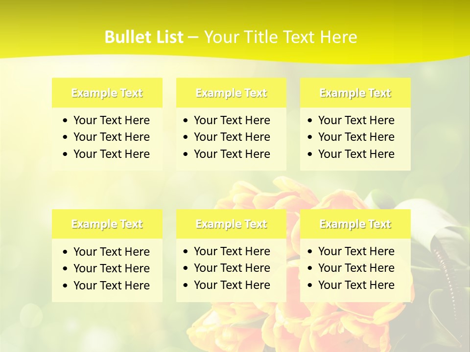 Feiertage Liebe Strau PowerPoint Template