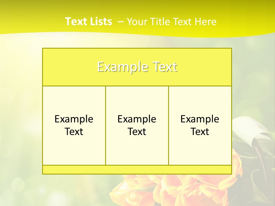 Feiertage Liebe Strau PowerPoint Template