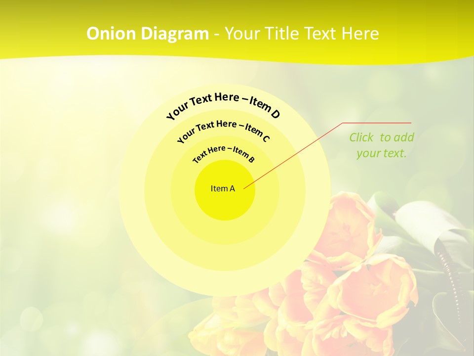 Feiertage Liebe Strau PowerPoint Template