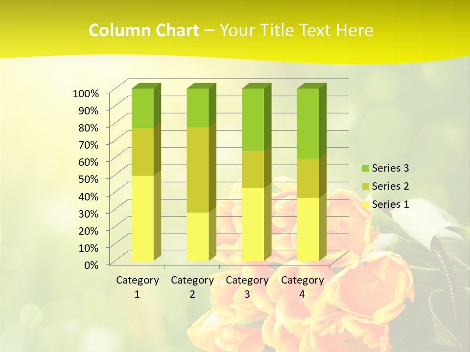 Feiertage Liebe Strau PowerPoint Template