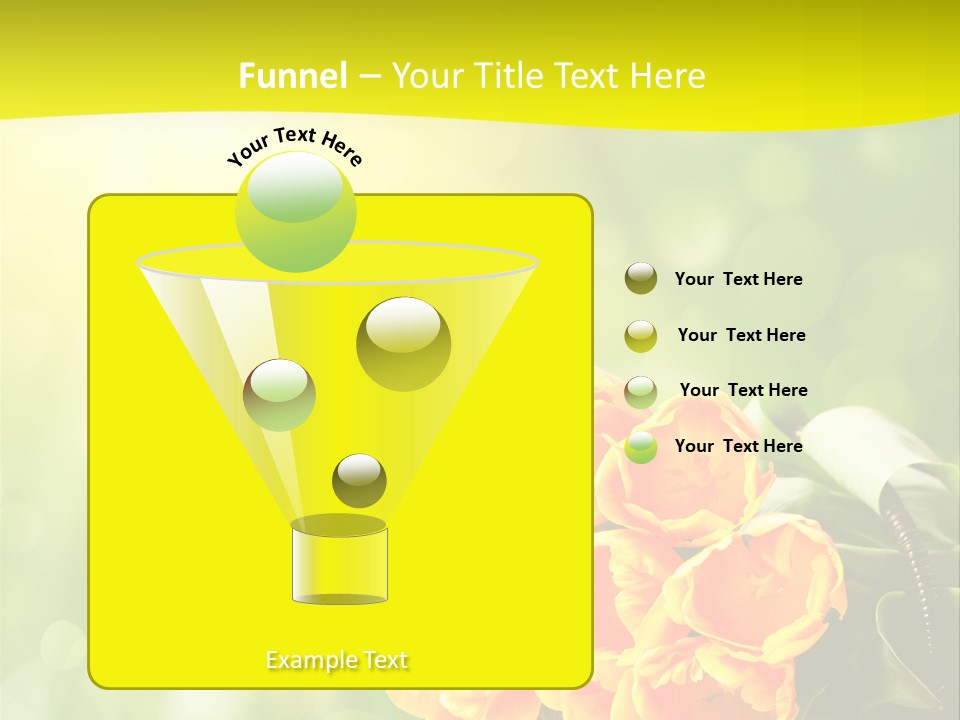 Feiertage Liebe Strau PowerPoint Template