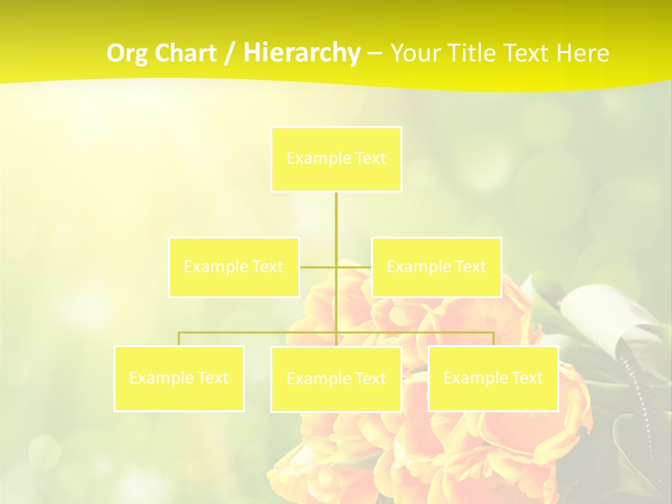 Feiertage Liebe Strau PowerPoint Template