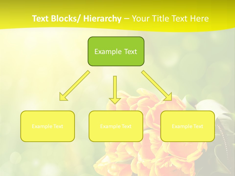 Feiertage Liebe Strau PowerPoint Template