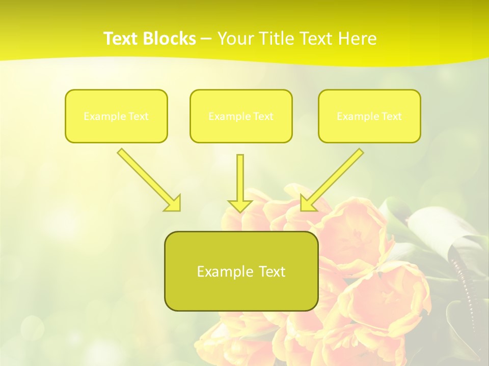 Feiertage Liebe Strau PowerPoint Template