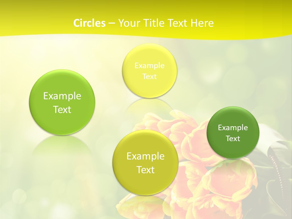 Feiertage Liebe Strau PowerPoint Template