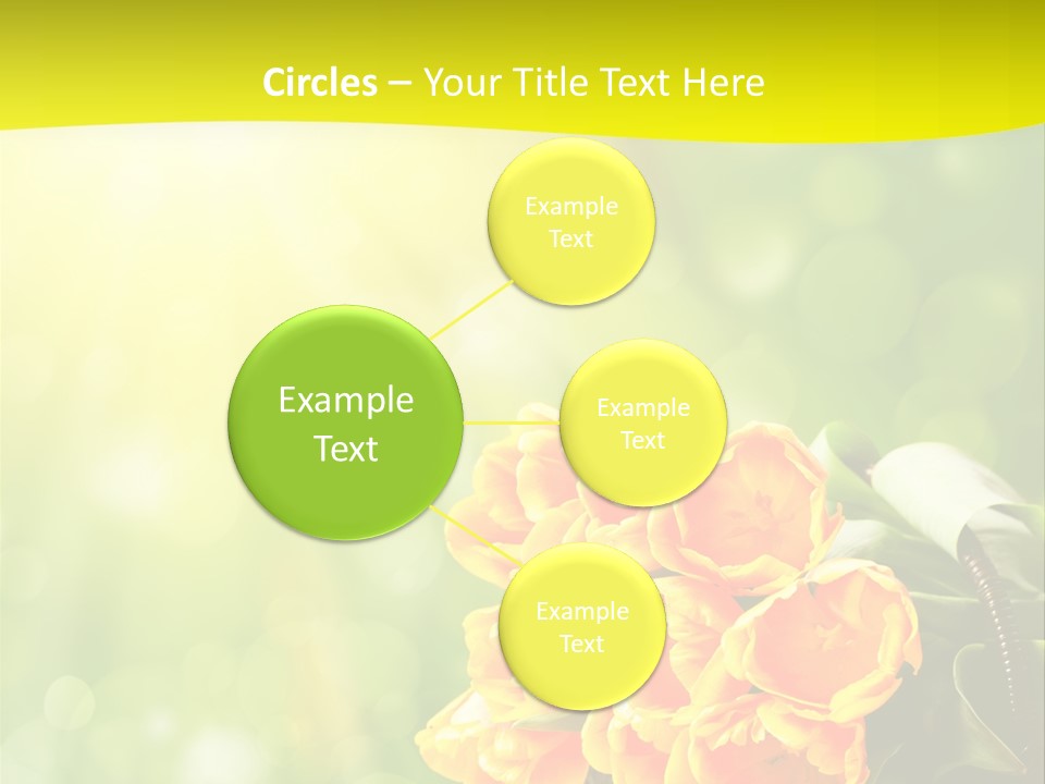 Feiertage Liebe Strau PowerPoint Template