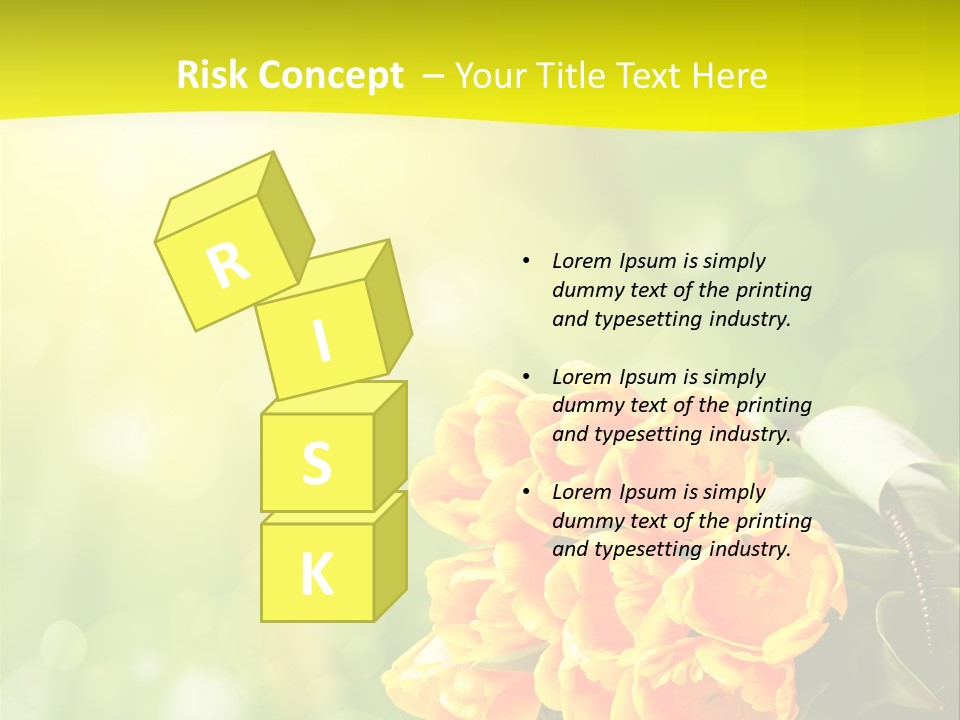 Feiertage Liebe Strau PowerPoint Template