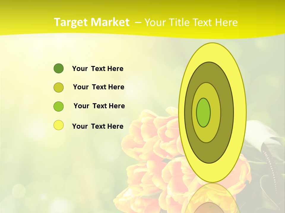 Feiertage Liebe Strau PowerPoint Template