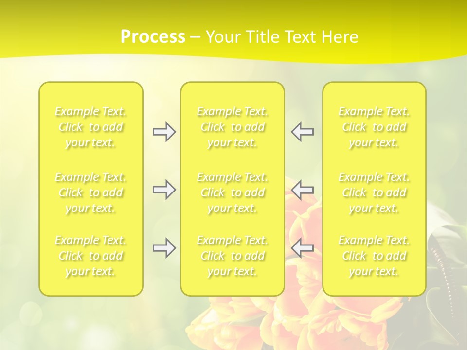 Feiertage Liebe Strau PowerPoint Template