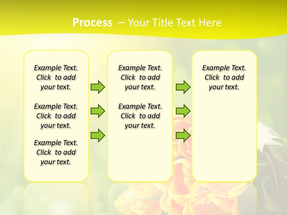 Feiertage Liebe Strau PowerPoint Template