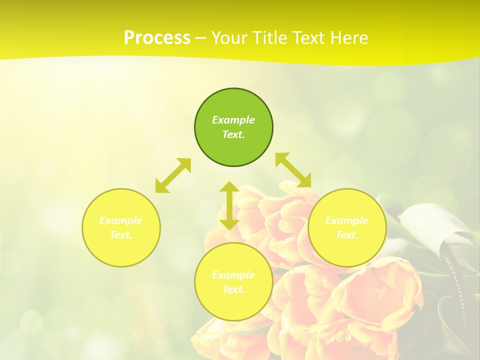 Feiertage Liebe Strau PowerPoint Template