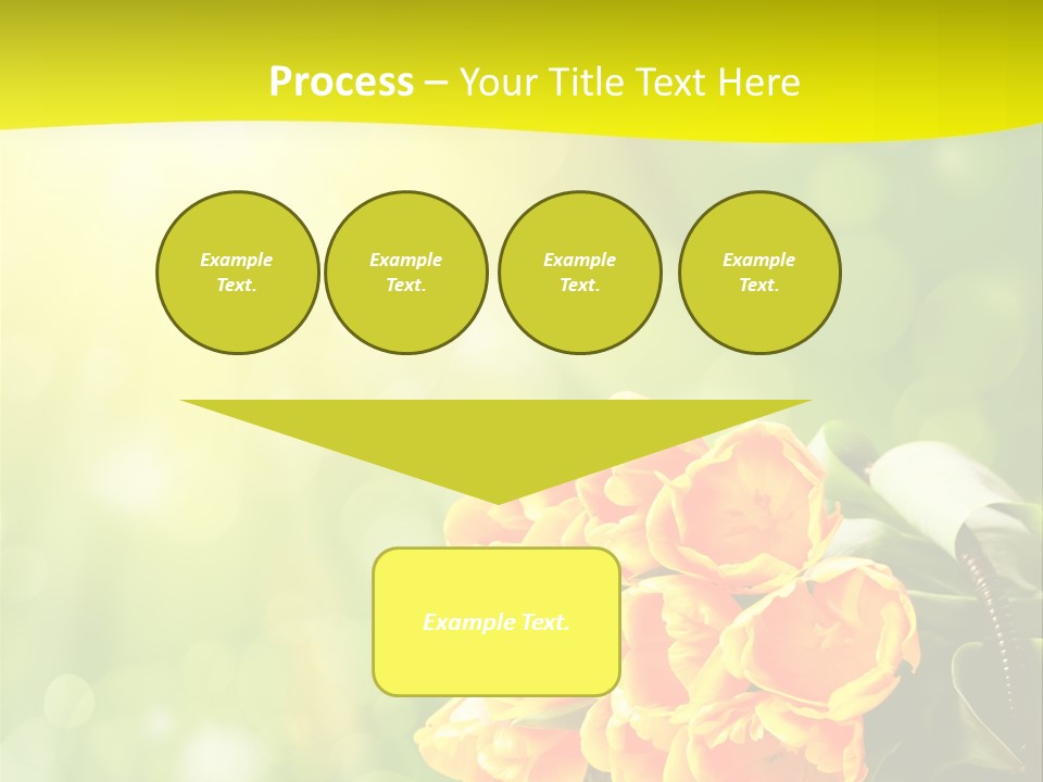 Feiertage Liebe Strau PowerPoint Template