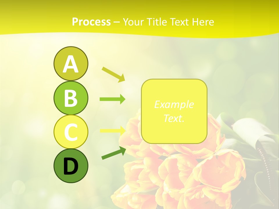 Feiertage Liebe Strau PowerPoint Template